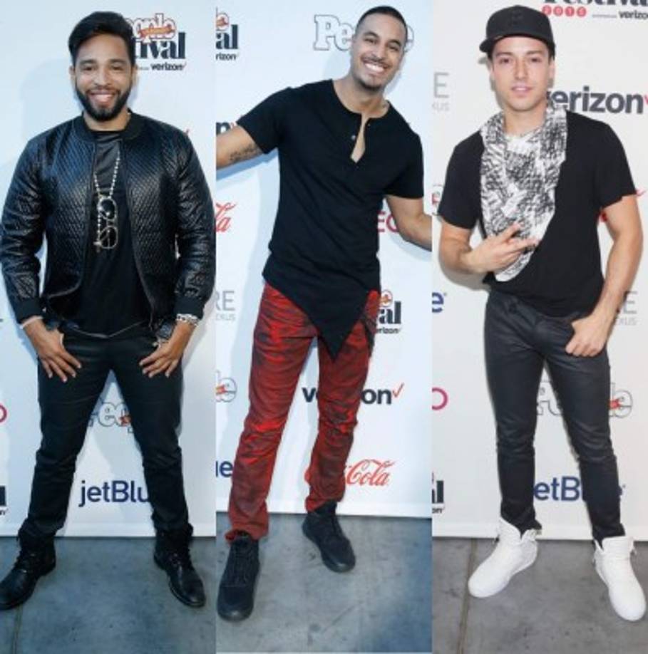 Henry Santos, Jason Cerda y Pee Wee.