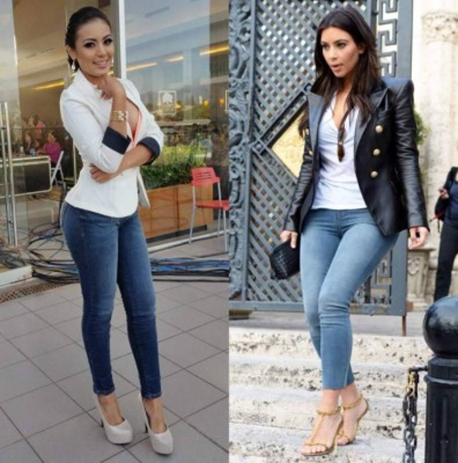 En un blazer blanco Elsa Osegura presume sus definidas curvas mientras que Kim Kardashian crea tendencia con este look.