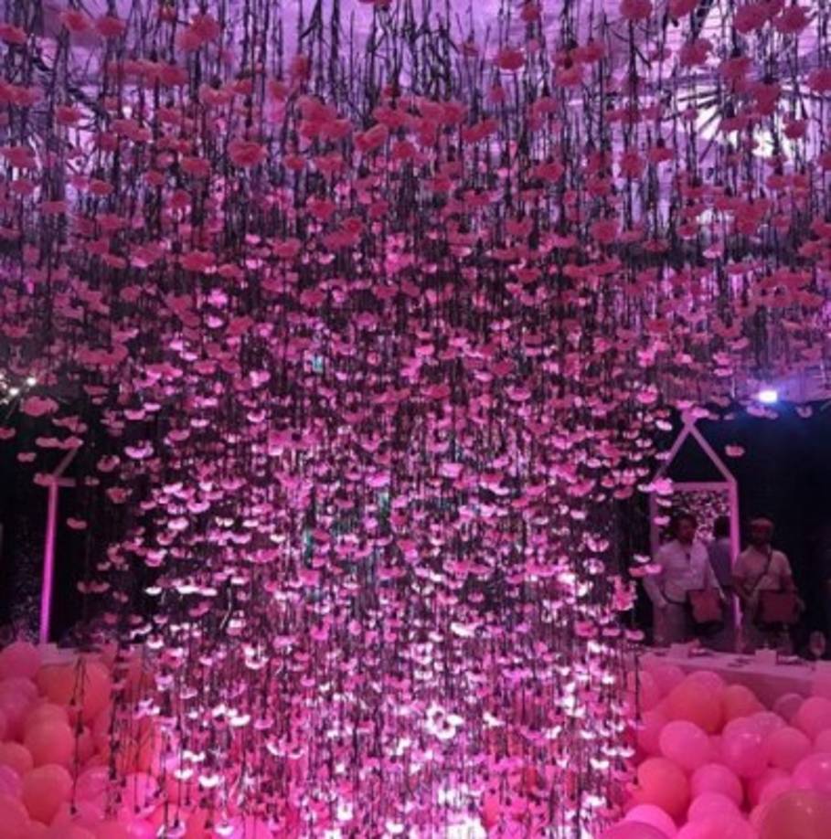 La lujosa celebración fue planeada por Mindy Weiss, una de las organizadoras de eventos más importantes de Hollywood.