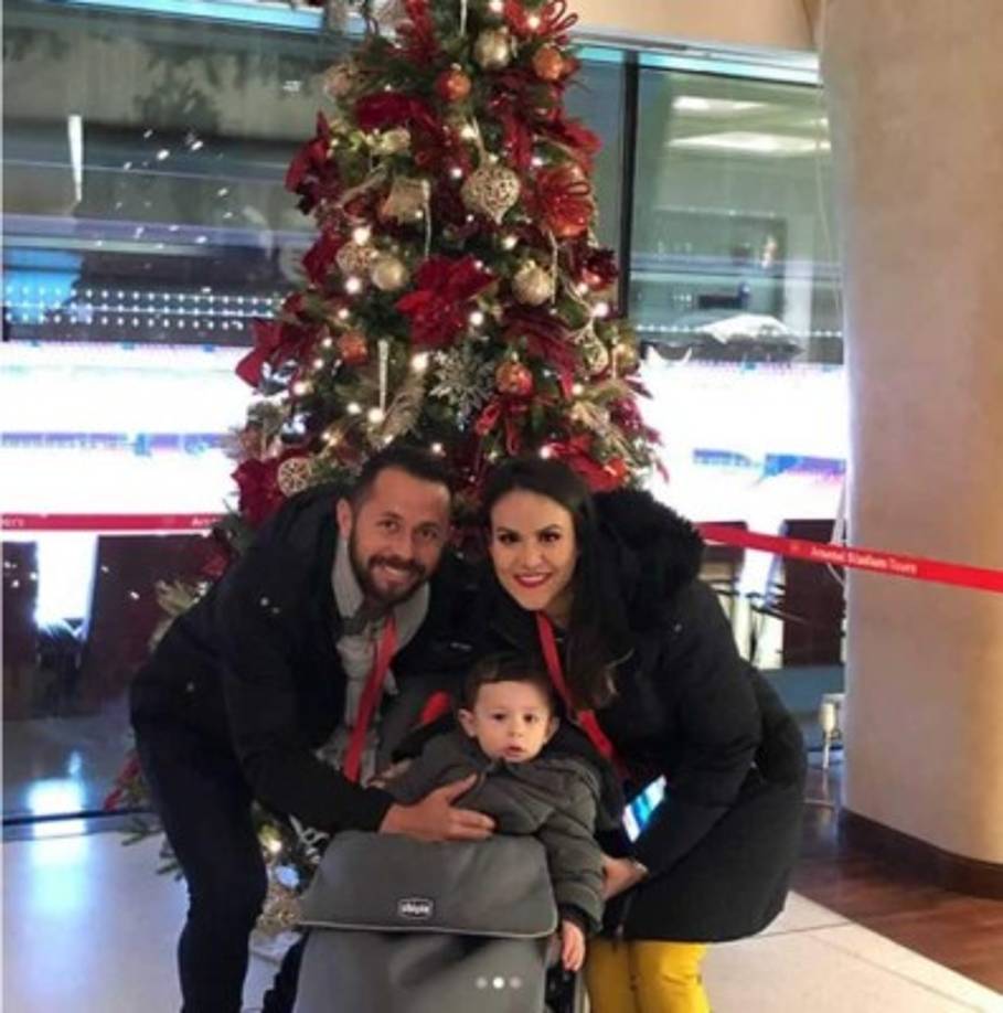 Alfredo Mejía aprovechó sus vacaciones y se fue a pasar la Navidad a Londres junto a su familia.