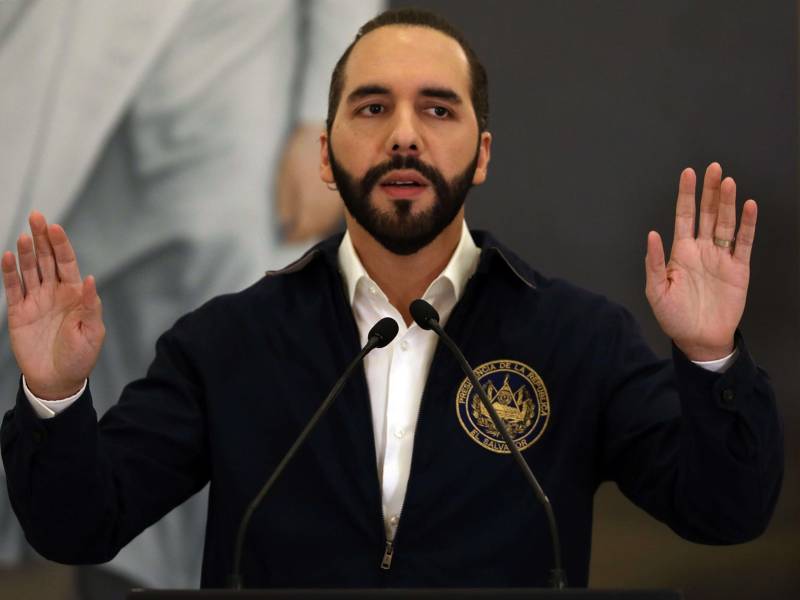 Nayib Bukele, presidente de El Salvador. Fotografía: EFE