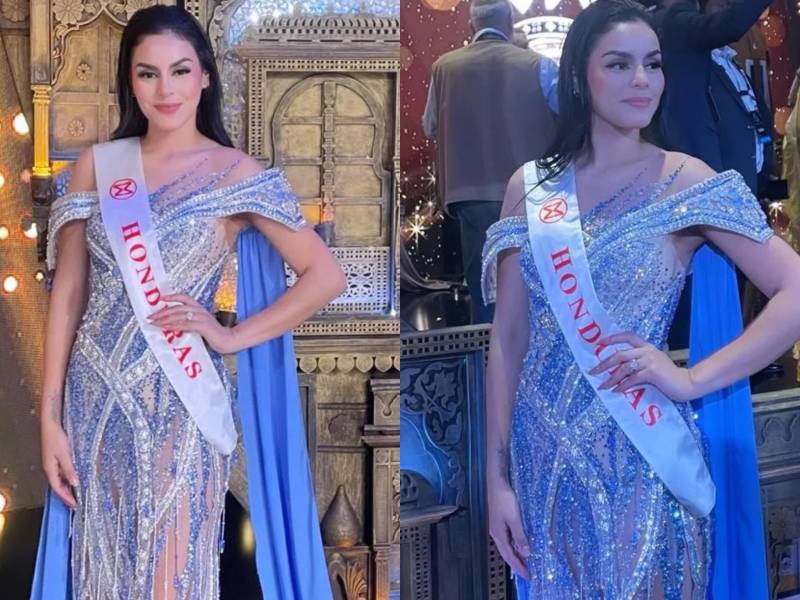 Yelsin Almendares, originaria de Danlí, lució muy bella y elagante en la gran final de Miss Mundo 2024.