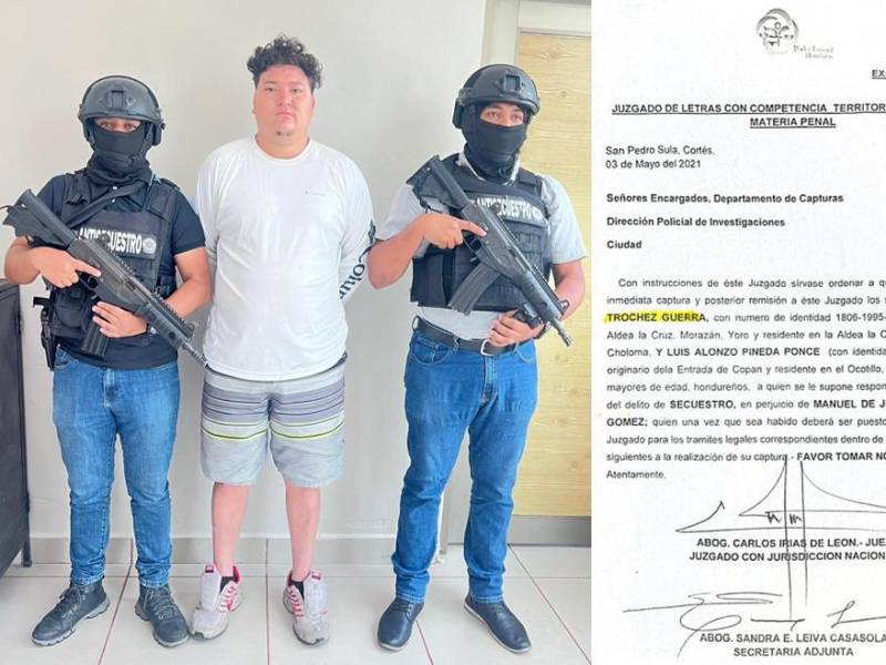 El Juzgado de Letras de San Pedro Sula emitió en 2021 una orden de captura inmediata.