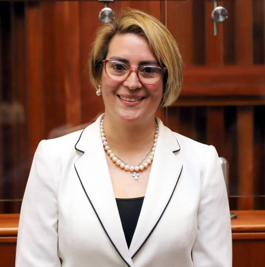 Anny Belinda Ochoa Medrano (Partido Nacional) tiene 46 años y es oriunda de Tegucigalpa.