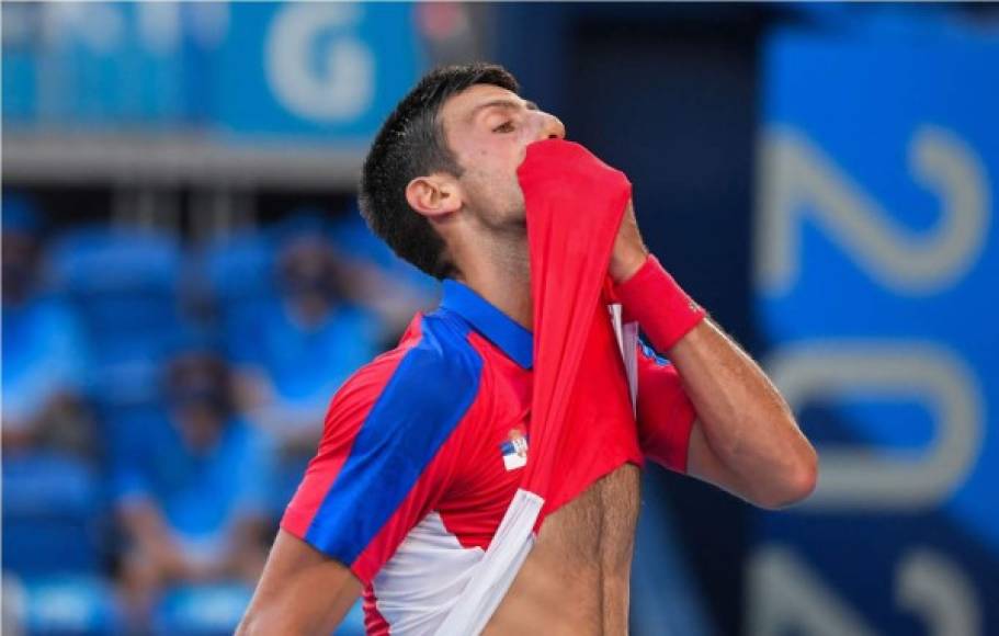 Los lamentos de 'Nole' tras no poder superar al español Pablo Carreño.