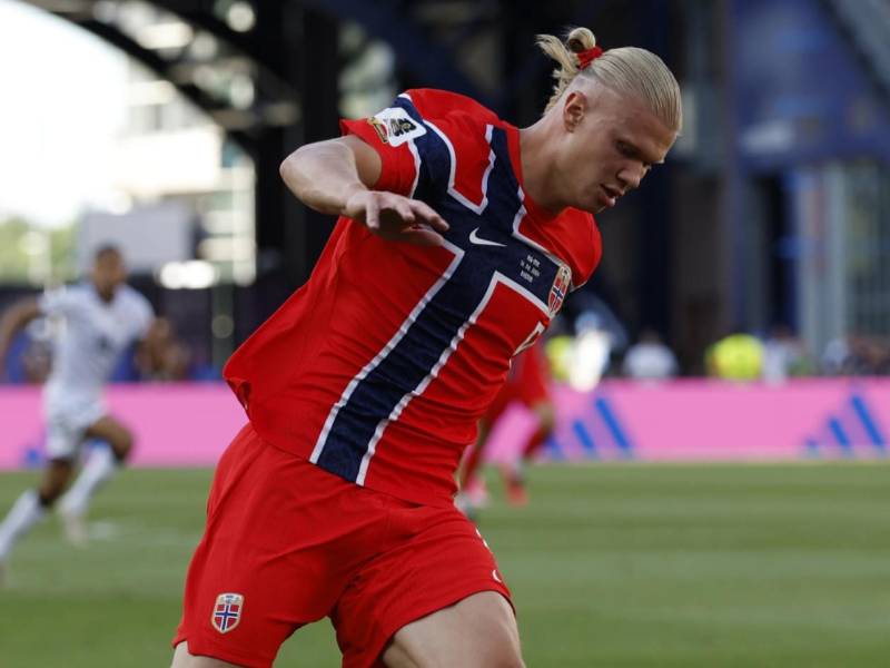 Haalad es el gran referente en la selección nacional de Noruega que vuelve a un Mundial tras 28 años de ausencia.