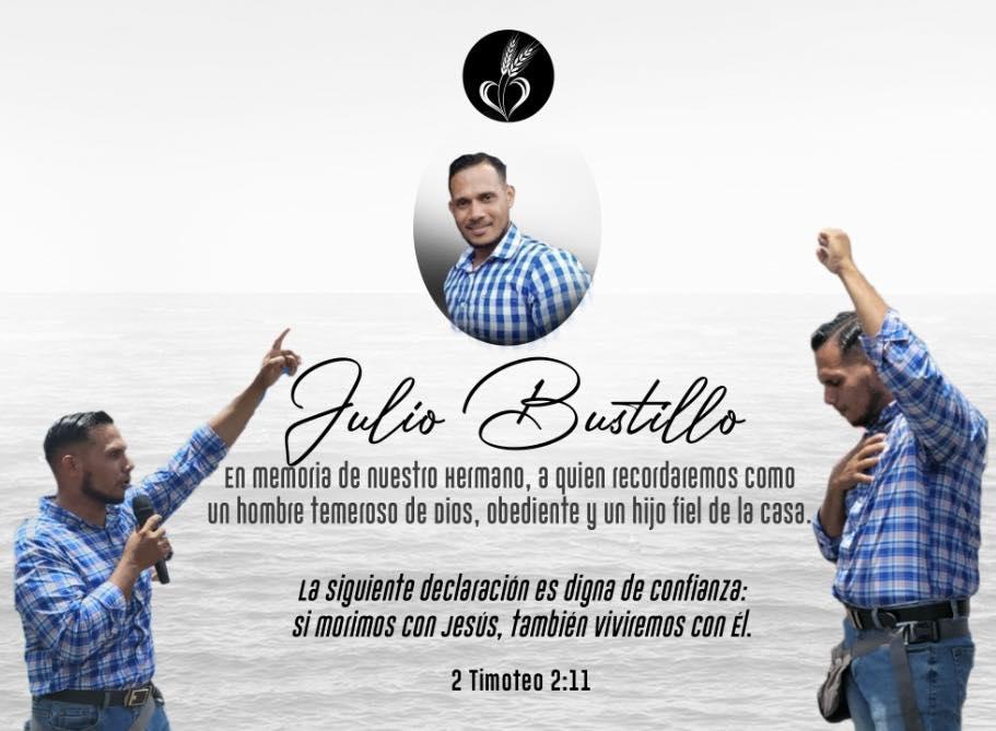 Conmoción por la muerte del reconocido líder evangélico Julio Cesar Bustillo