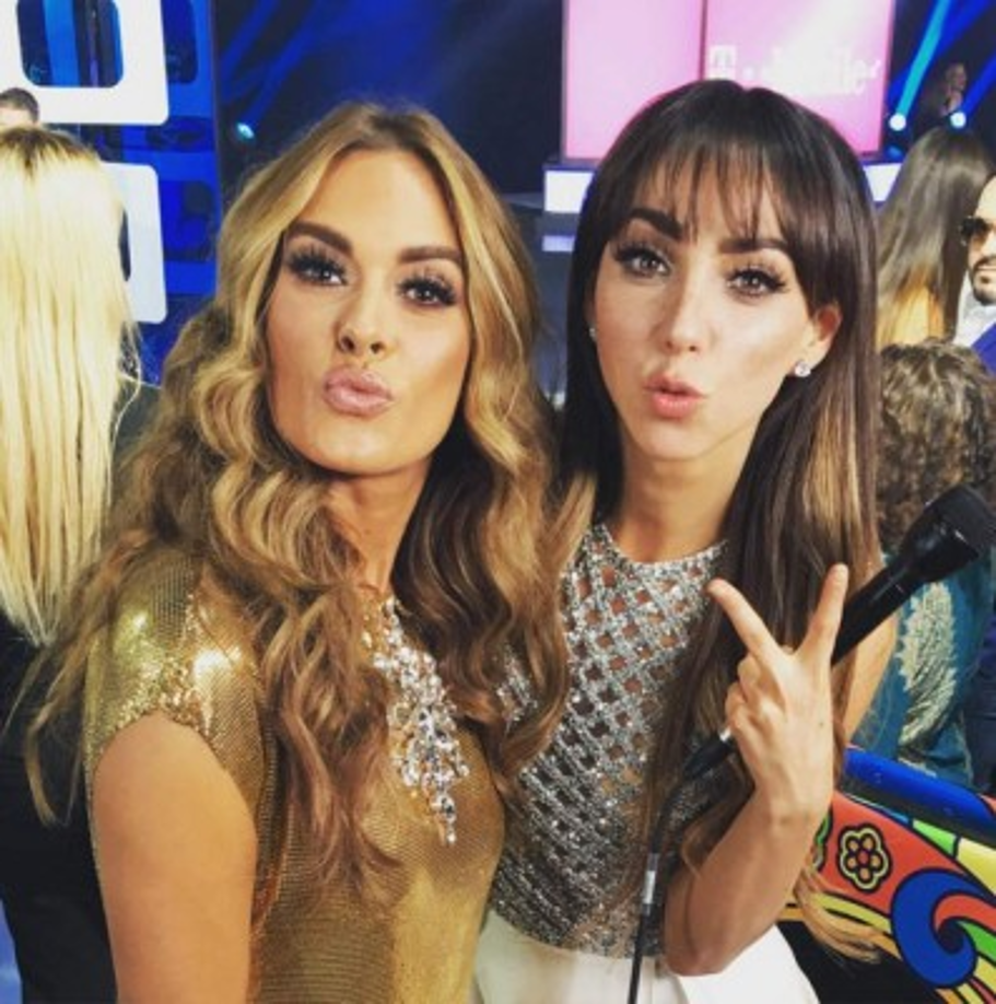 Montijo junto a su compañera en el programa Hoy, Natalia Tellez.