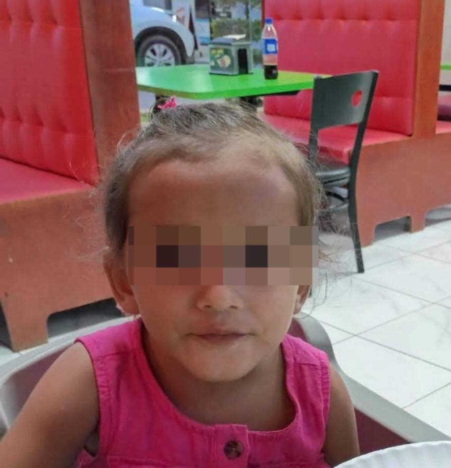 La pequeña Reyna Danesi Erazo fue hallada sana y salva en Sonaguera, Colón