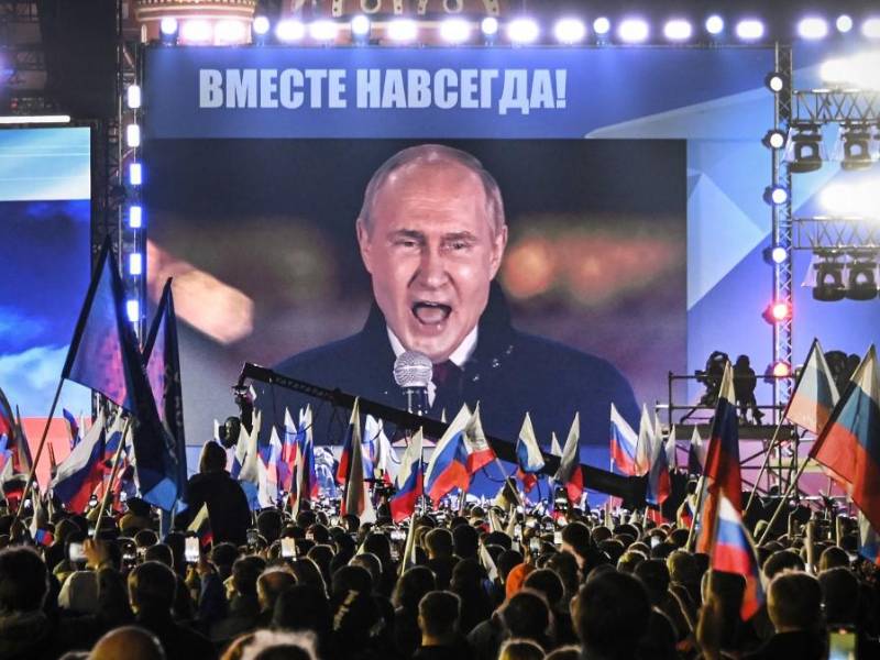 Vladimir Putin firmó la anexión de Donetsk, Lugansk, Jersón y Zaporiyia a Rusia.