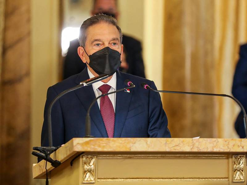 El presidente de Panamá, Laurentino Cortizo.