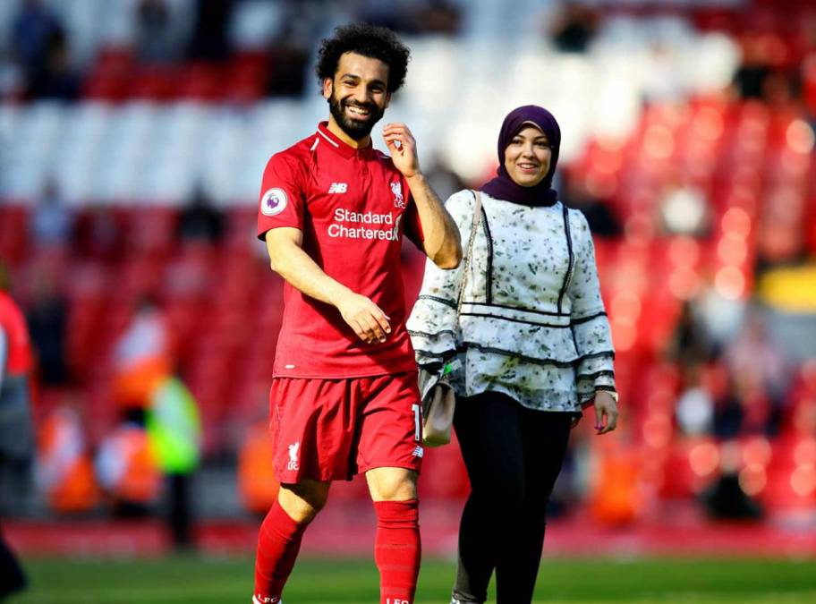 Mohamed Salah está casado desde el 2013 con su mujer Maggi, quien es tan reservada y devota musulmán como él.