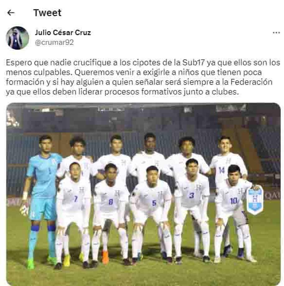 El periodista hondureño Julio Cruz dio su punto de vista sobre lo ocurrido con la Sub-17 de Honduras.