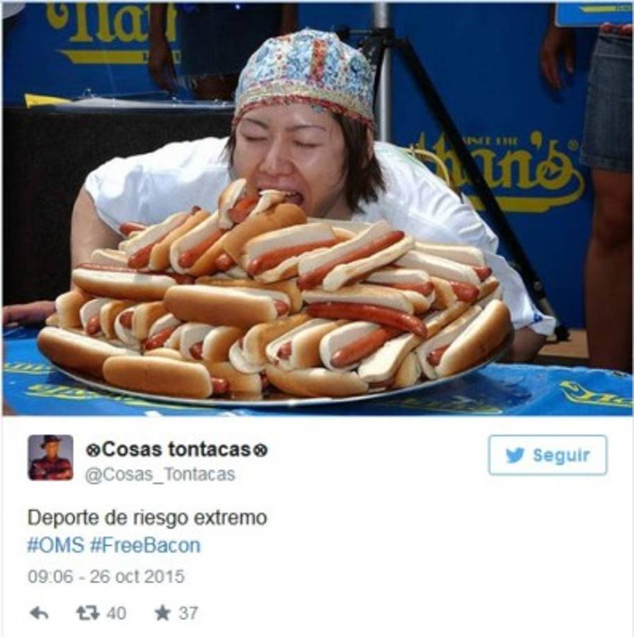 Hasta las salchichas salieron a relucir con los memes.