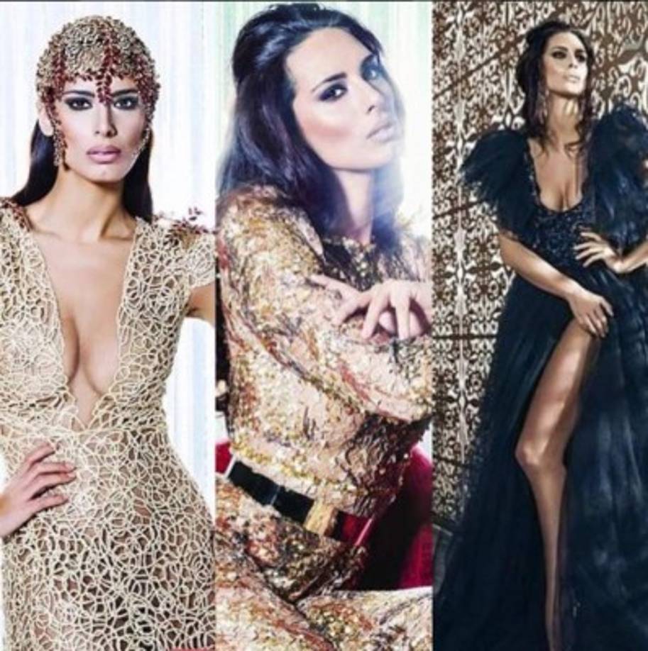 La guapa Raffaella Modugno se desempeña como modelo de pasarela y revistas.