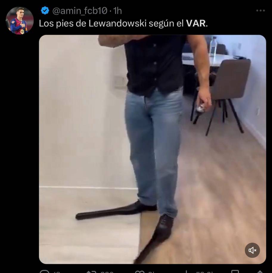 Lewandowski, ‘víctima’ del VAR: los memes de la polémica en el Real Sociedad-Barcelona
