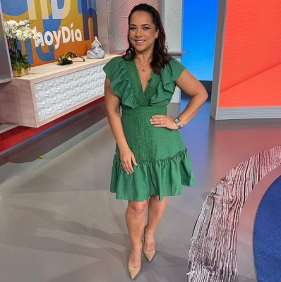 La conductora del programa Hoy día está aprovechando su nueva silueta para lucir vestidos más cortos y con tonos coloridos, lo cual resalta aún más su belleza y frescura.<br/><br/>