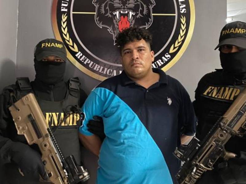 Norman Anil Ramos fue capturado por la Fuerza Nacional Anti Maras y Pandillas.