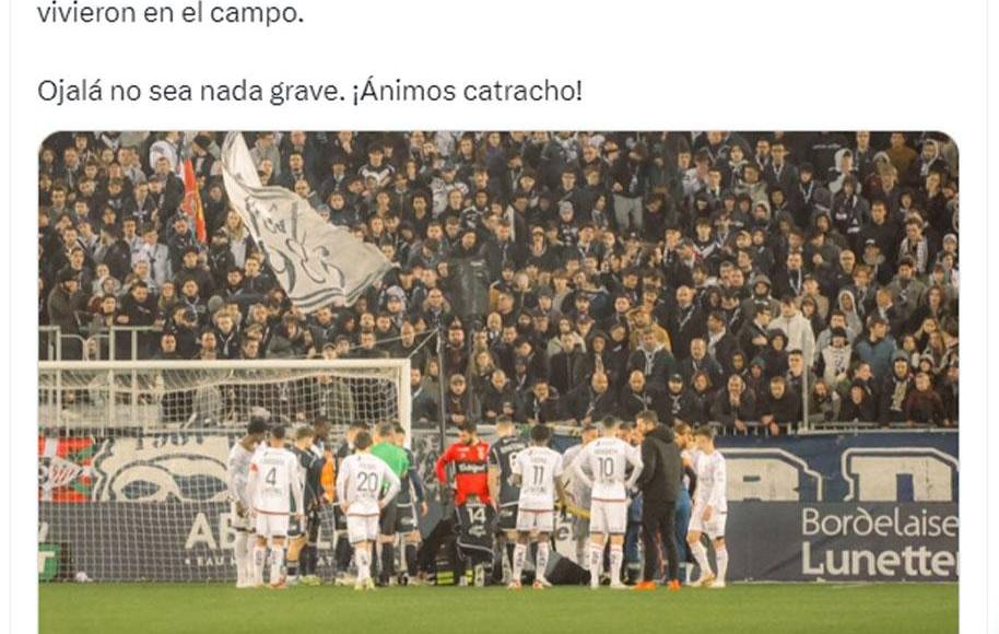 Gustavo Roca de Diario Diez: “Ojalá no sea nada grave”.