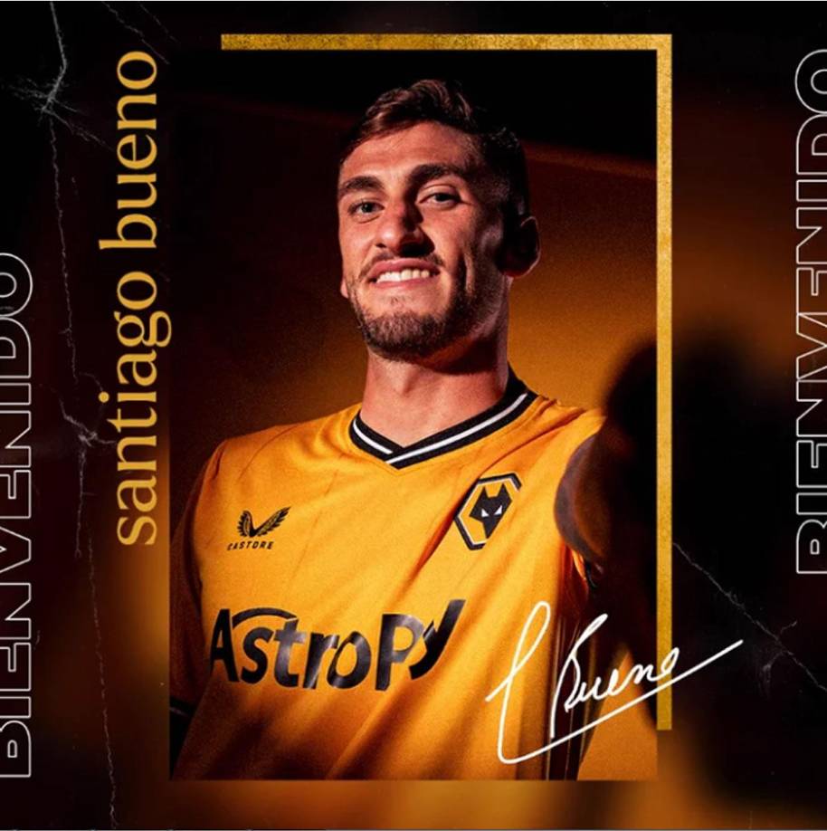 El Girona anunció este jueves el traspaso del central uruguayo Santi Bueno, pieza clave del equipo catalán la temporada pasada, al Wolverhampton Wanderers inglés a cambio de 12 millones de euros, con un porcentaje para el jugador, mientras que el club rojiblanco se reserva un 20% de una futura venta.