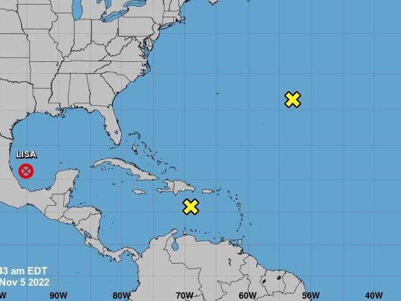 Al margen de que se forme o no un ciclón, esta área de baja presión puede propiciar este fin de semana fuertes lluvias en Puerto Rico y las Islas Vírgenes.