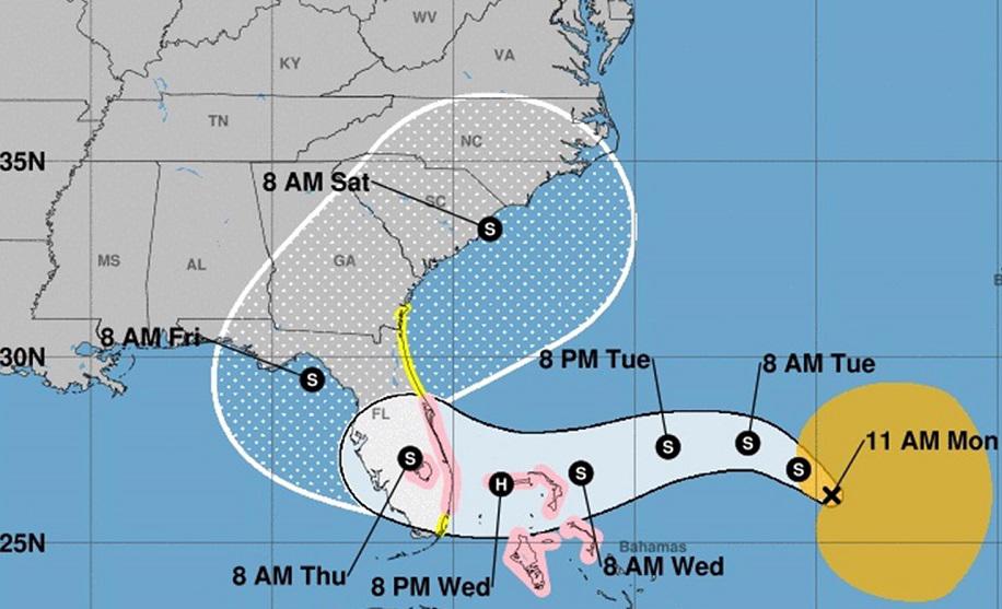 Florida declara el estado de emergencia ante llegada de la tormenta Nicole