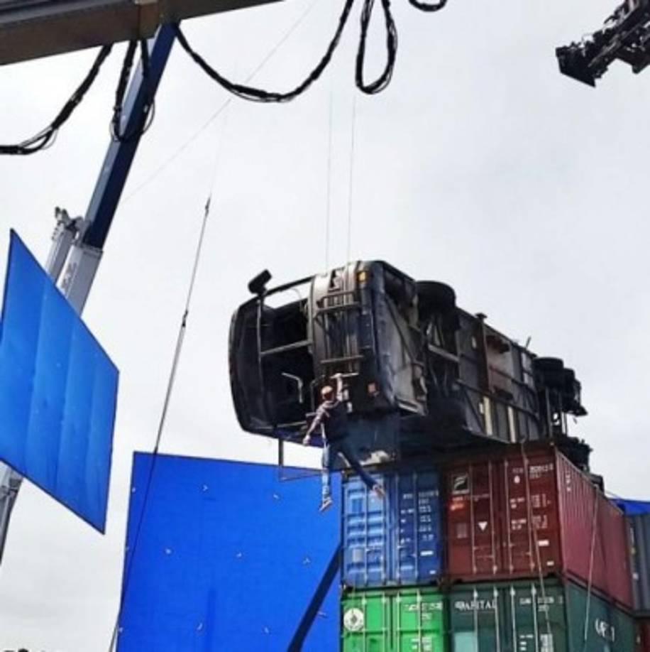 Escena real con Paul Walker.