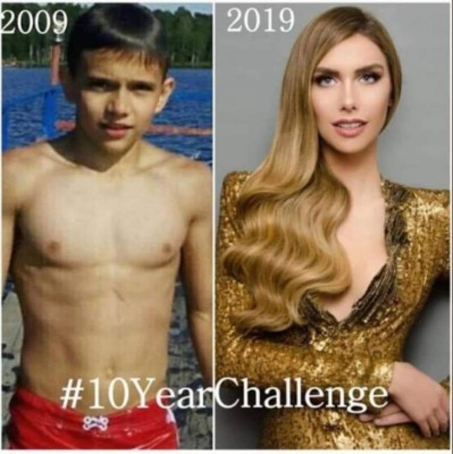 Meme de la Miss España 2018 Ángela Ponce. La foto es de otro chico, aún así circula en redes sociales.