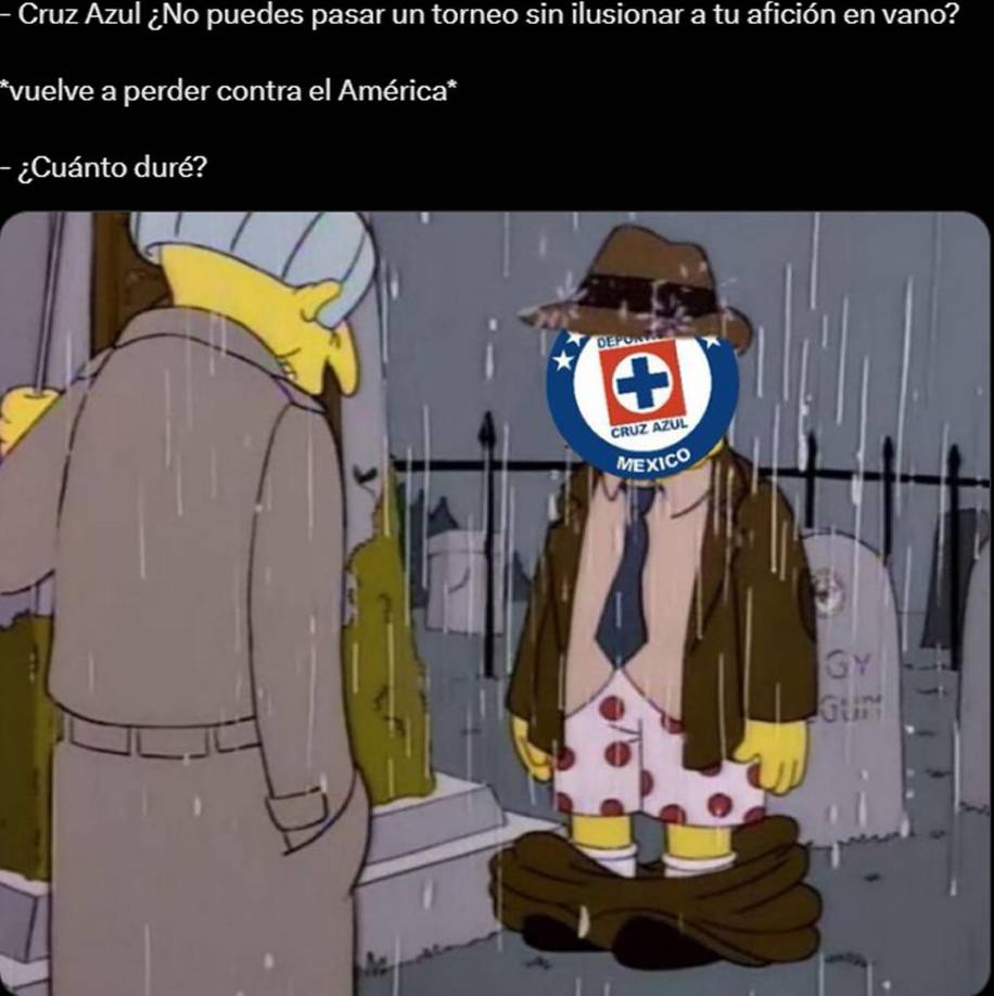 Los memes se burlan del Cruz Azul tras ser eliminado por América en semifinales de Liga MX