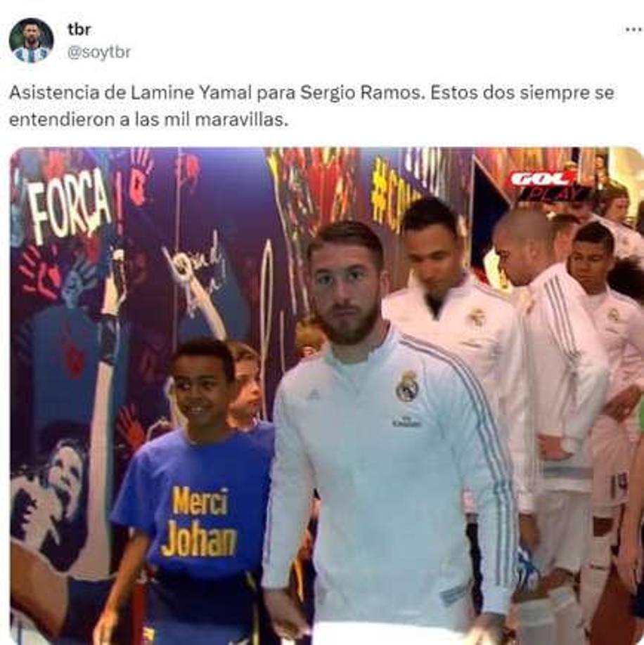 Sergio Ramos desata ola de memes tras darle el triunfo al Barcelona