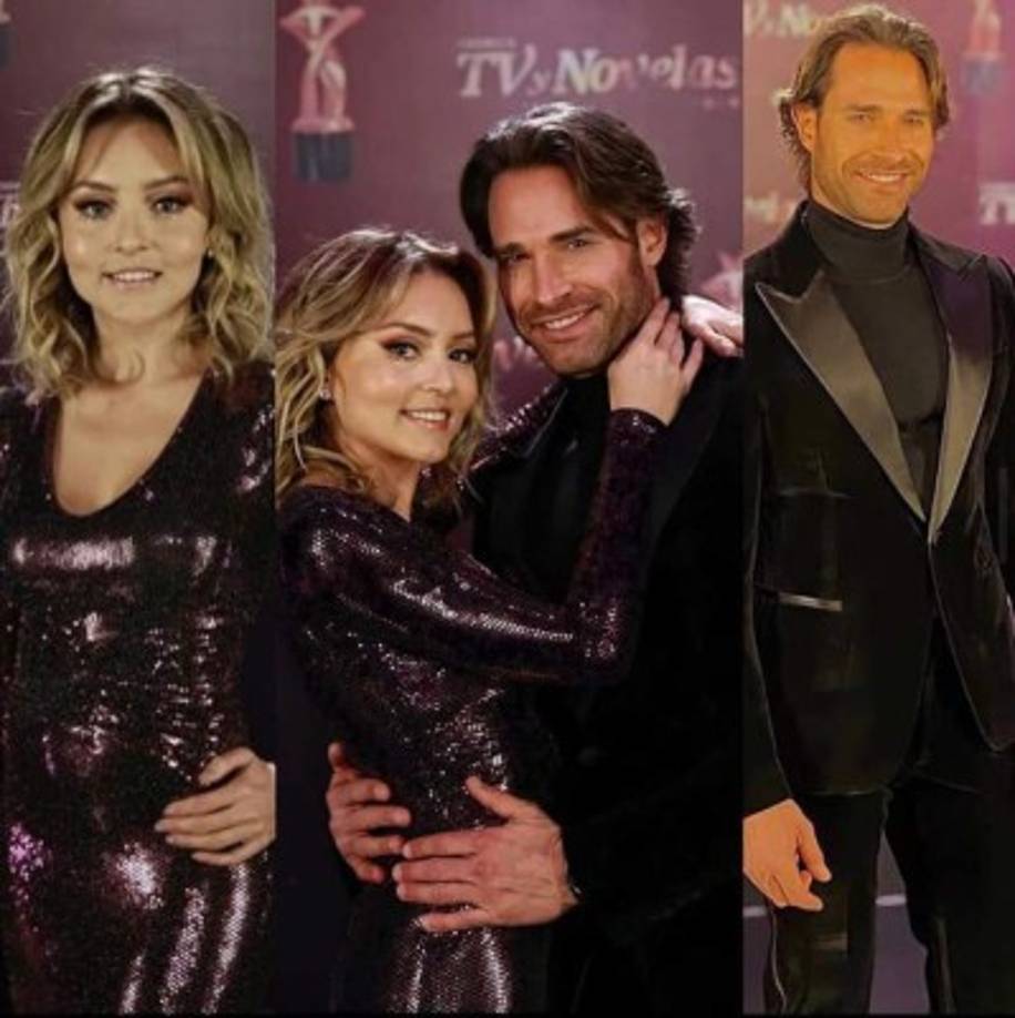 Angelique Boyer y Sebastián Rulli, otra de las parejitas que cautivó en los Premios TVyNovelas 2020. <br/>