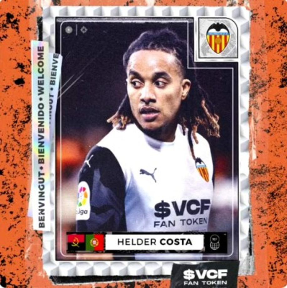 Valencia obtiene la cesión del extremo portugués Hélder Cost por una temporada con opción de compra. Llega procedente del Leeds United. Foto Twitter Valencia.<br/>