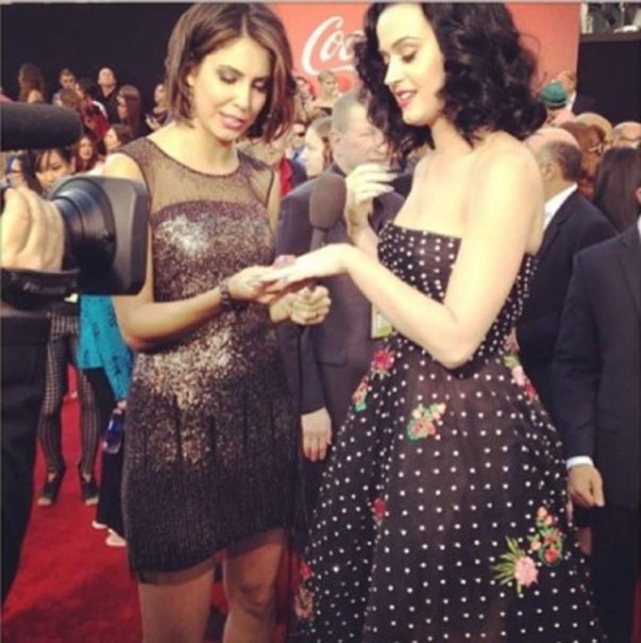 Katy Perry también ha estado entre sus entrevistas en vivo.