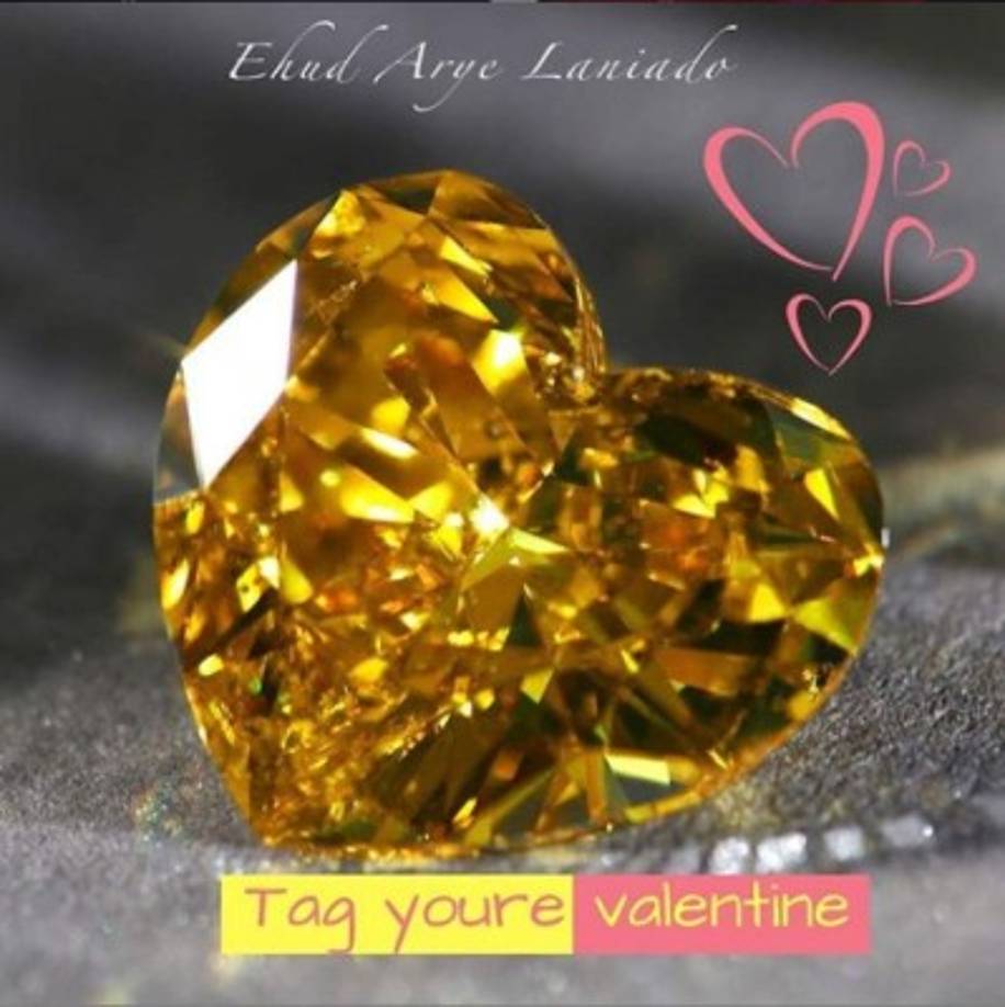 Sus úlitmo gran éxito fue este diamante de corazón que lo lanzó para el día de San Valentín.