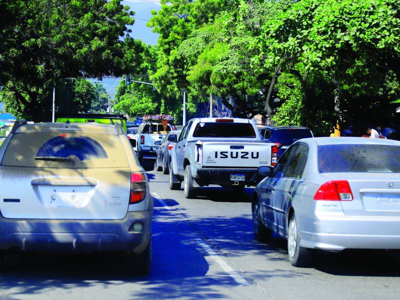 <b>Muchos carros ni siquiera portan el permiso provisional para circular sin placas. Foto: M. Cubas.</b>