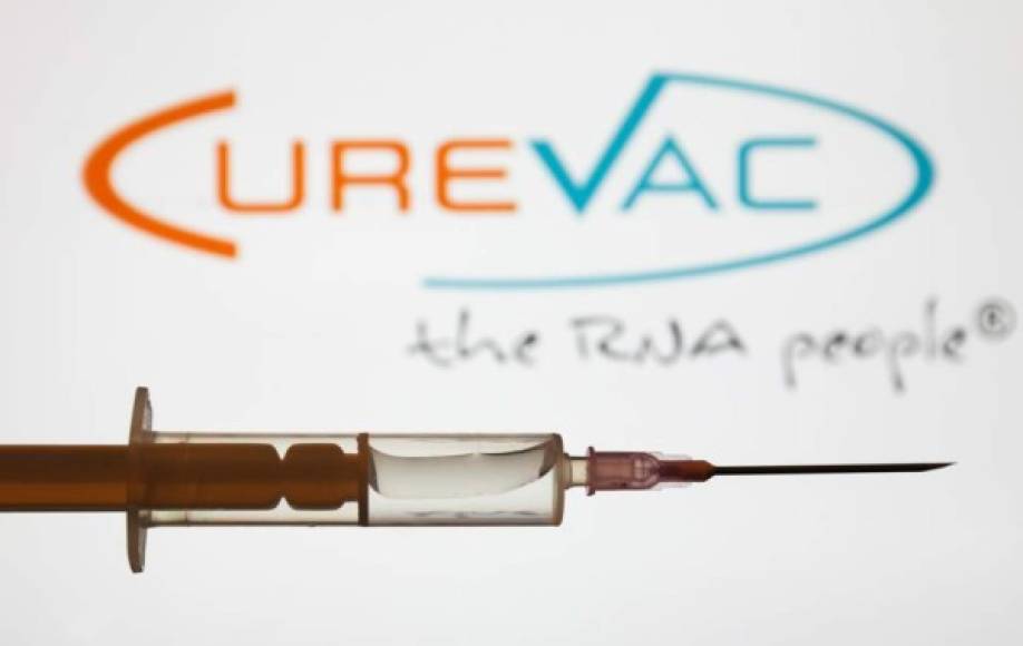 8. Vacuna CureVac. <br/>Creada por el laboratorio aleman CureVac. Esta vacuna aún se encuentra en ensayos clínicos en países como Colombia. La farmacéutica Bayer anunció recientemente que trabaja en conjunto con CureVac en la producción de este fármaco.
