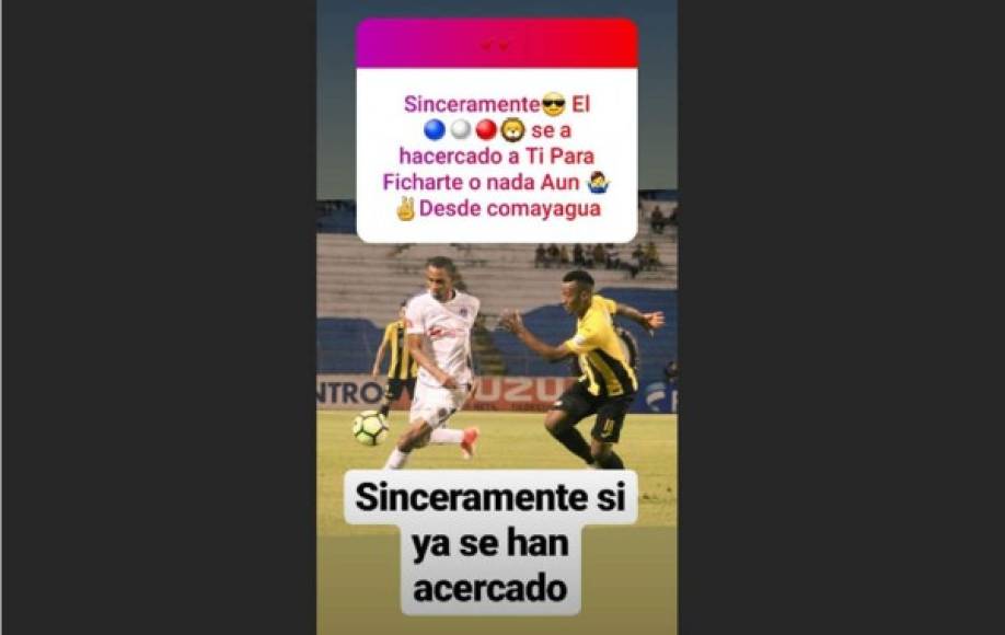 Así ha confirmado Darixon Vuelto que el Olimpia ha buscado su fichaje.