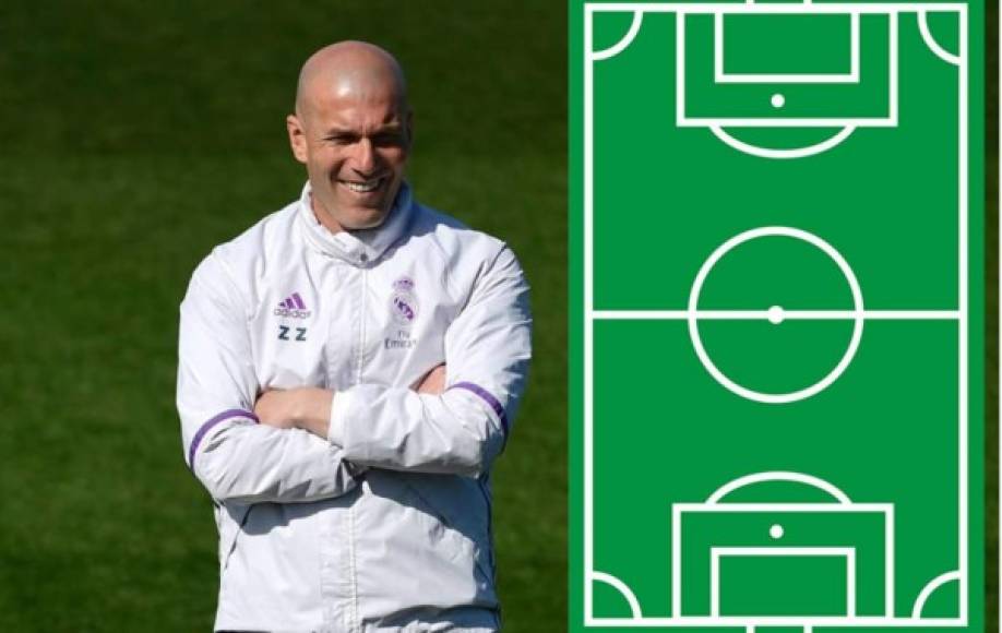 Zinedine Zidane parece tener claro la alineación titular para el partido que el Real Madrid disputará este martes contra el Borussia Dortmund en la jornada 2 de la UEFA Champions League.