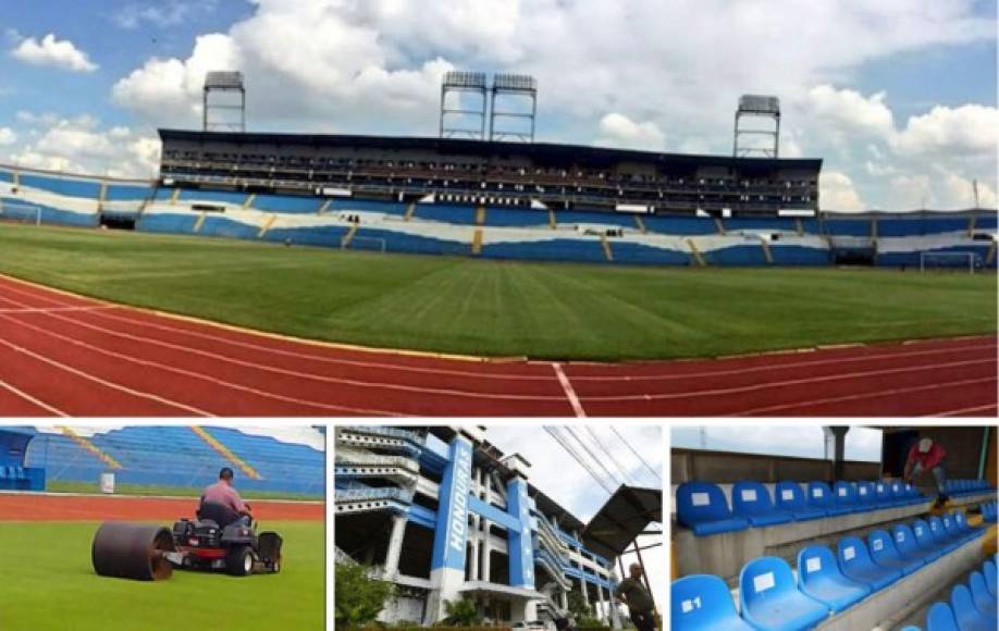 El estadio Olimpico Metropolitano de San Pedro Sula está siendo pulido para los partidos de la Selección de Honduras en la hexagonal final de la Concacaf rumbo al Mundial de Rusia 2018. Acompáñanos a ver como está quedando la casa de la Bicolor.