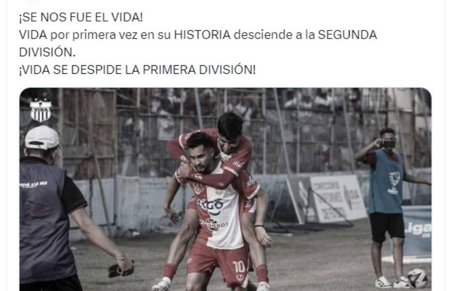 ”Se nos fue el Vida”, mencionó Bebeto Flores en sus redes sociales. 