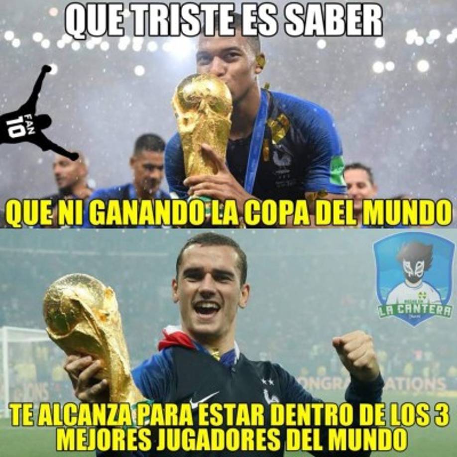 Los franceses Mbappé y Griezmann eran favoritos para ser finalistas y han quedado fuera.