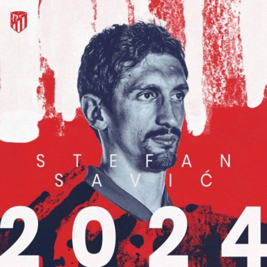 El defensa montenegrino Stefan Savic ha ampliado una temporada más su vinculación con el Atlético de Madrid. El central es indispensable para Diego 'Cholo' Simeone. Llegó al conjunto rojiblanco en 2015 y ya ha disputado 202 encuentros con la elástica colchonera. Firma hasta 2024 su renovación.