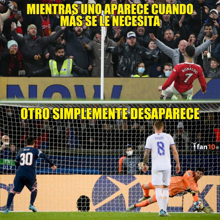 Mbappé y Messi protagonistas: Los mejores memes que dejó el PSG vs Real Madrid