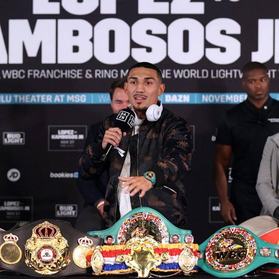 Teófimo fue un poco más prudente al hablar de Kambosos y simplemente comentó que arriba del ring le demostrará al mundo que no se ha dejado de preparar pese a la ausencia de poco más de un año.