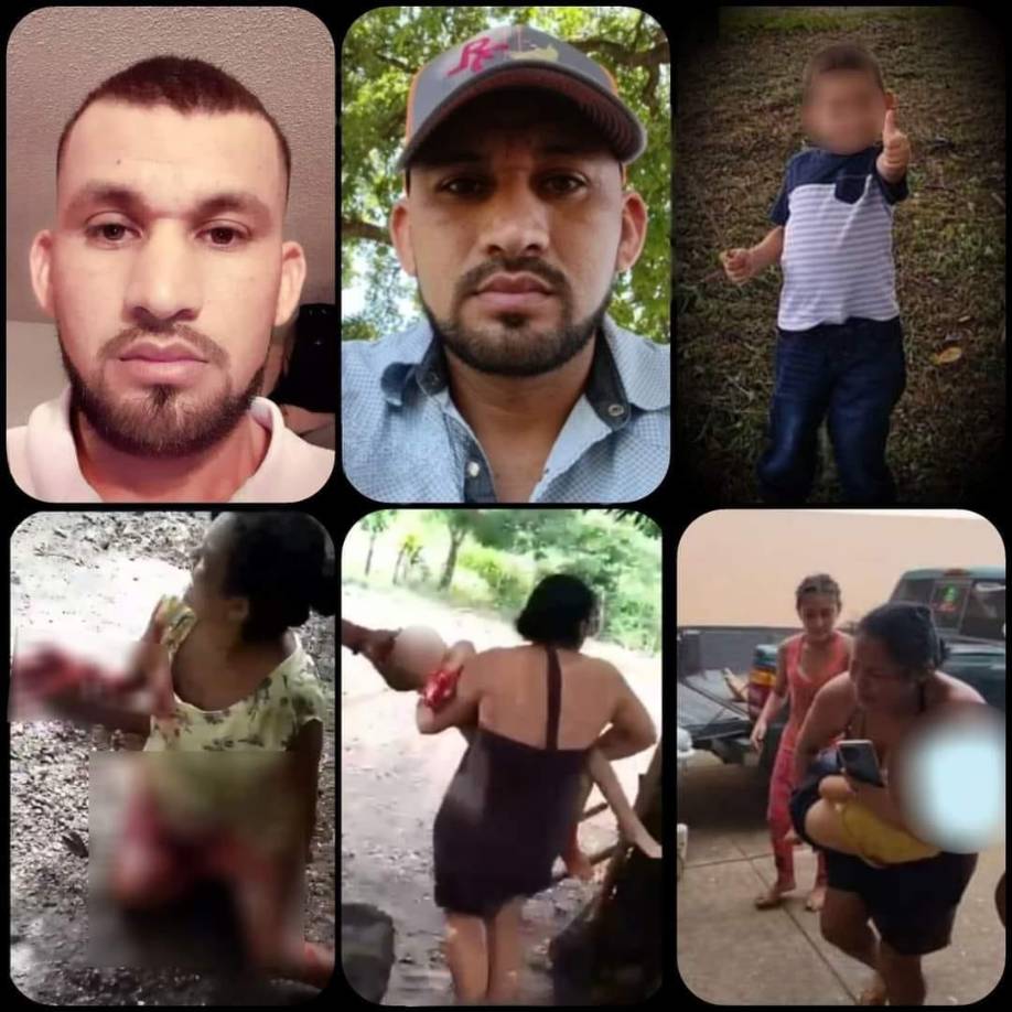 En un video que se viralizó en redes sociales, parientes del menor y la señora aparecen auxiliándolos e intentando salvarles la vida, causando senda indignación especialmente en ese municipio olanchano. Pobladores, consultados por reporteros en la zona, exigieron a la policía capturar al sospechoso. 