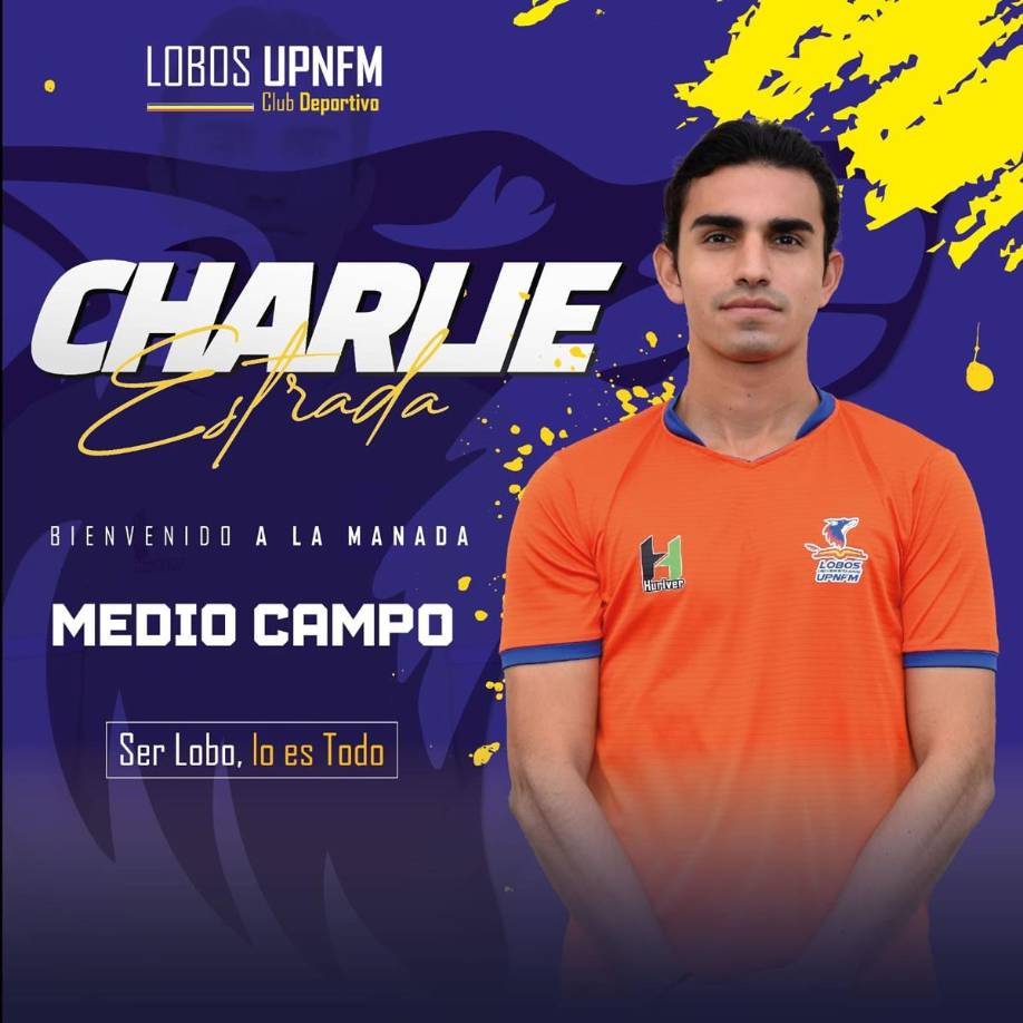 Los Lobos de la UPN anunciaron el fichaje de Charlie Estrada, mediocampista que jugó en 2022 en Portugal y el torneo pasado victió la camiseta del Vida.