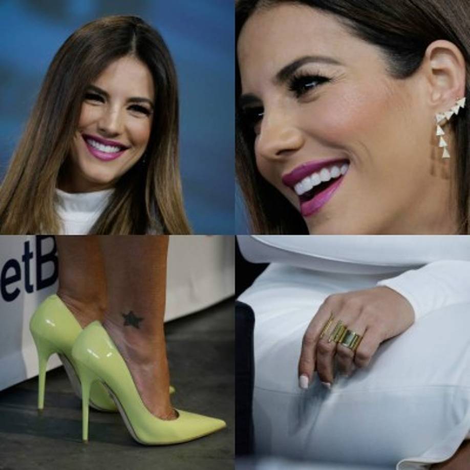 Detalles del maquillaje, accesorios y zapatos que usó la venezolana.