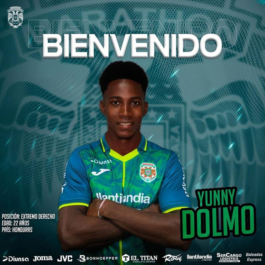 El joven extremo derecho Yunny Dolmo, también procedente del Vida, es otra incorporación que anunció el Marathón. Es su octavo refuerzo.