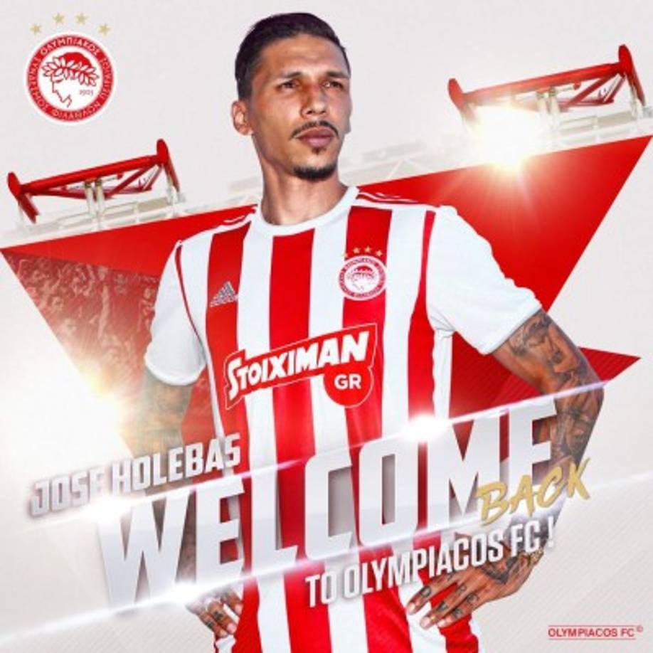 El futbolista greco-alemán José Holebas ha sido anunciado como nuevo fichaje del Olympiacos de Grecia. El lateral izquierdo regresa al equipo griego con 36 años tras irse en el club en el 2014. Anteriormente estuvo en el club desde 2010 hasta 2014.