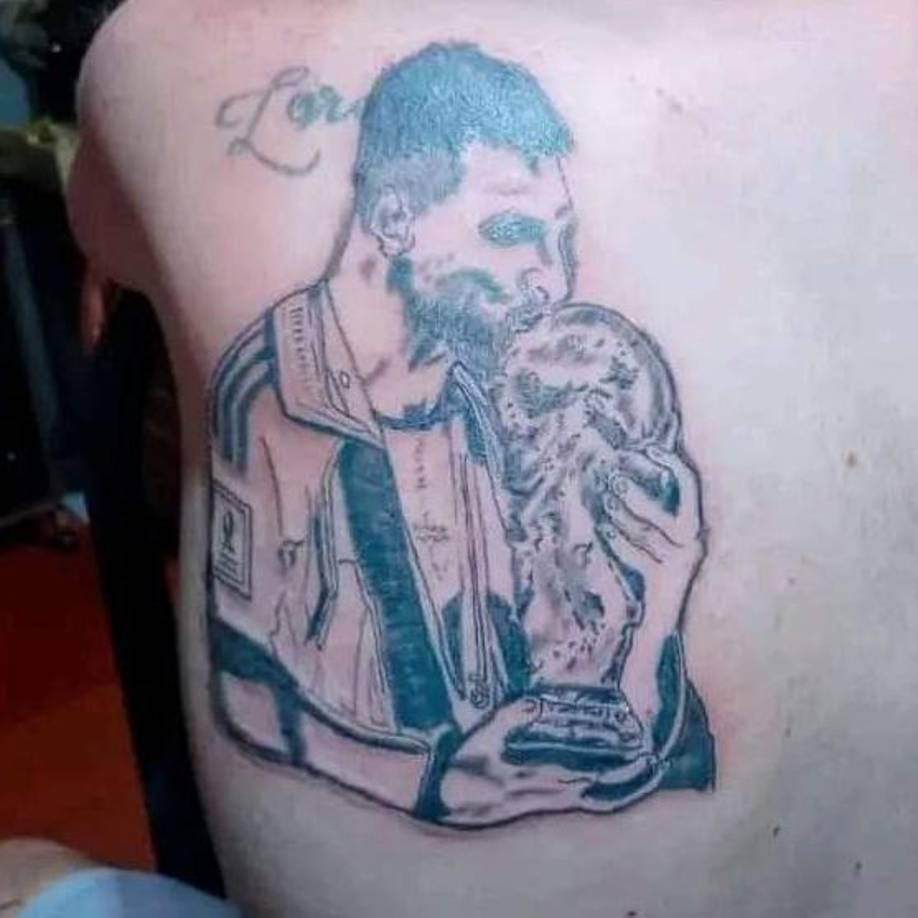 Los tatuajes más chistosos de Messi tras ganar el Mundial
